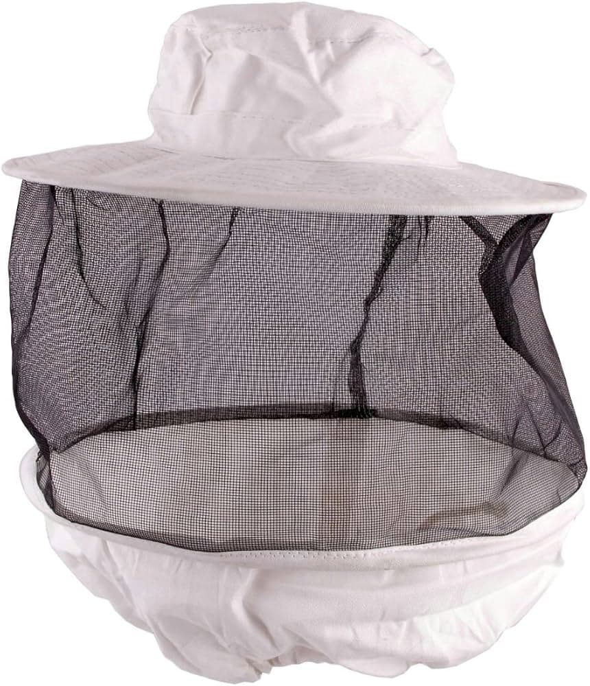 Bee veils used for protection during hive work